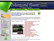 Tablet Screenshot of colorguardfloors.com